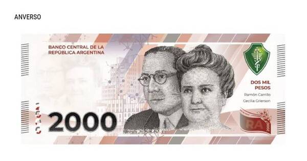 La Nación / Empujada por inflación, Argentina emite billete de alta denominación