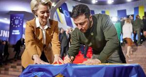 La Nación / Ucrania recibe cumbre de la Unión Europea entre sirenas antiaéreas