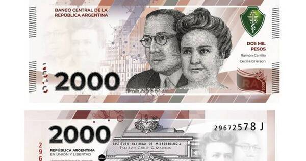 La Nación / Argentina emite nuevo billete de 2.000 pesos