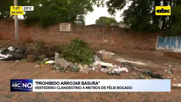 “Prohibido arrojar basura” - ABC Noticias - ABC Color