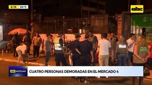 Desalojan a marginales de la zona del Mercado 4 - ABC Noticias - ABC Color