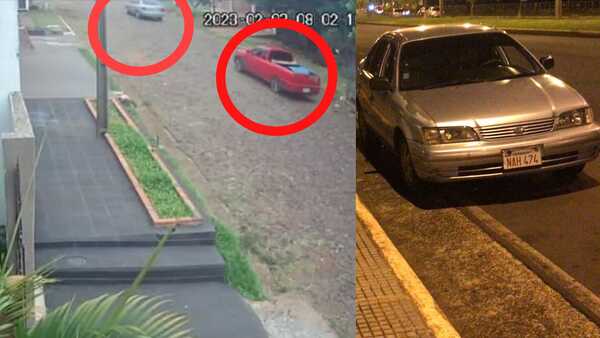 Delincuentes llegan en camioneta para hurtar en un automóvil en B° Pacú Cuá