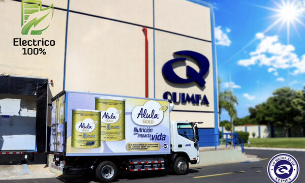 Quimfa adquiere el primer camión 100% eléctrico para su logística