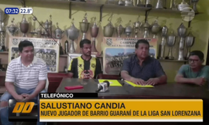 Salustiano Candia lleva su experiencia a Barrio Guaraní | Telefuturo