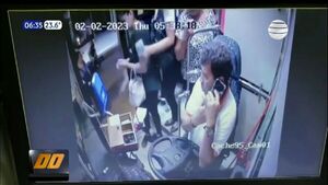 Un chofer y un pasajero pelearon a golpes en San Lorenzo