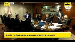 César Diesel, nuevo presidente de la Corte Suprema de Justicia - ABC Noticias - ABC Color
