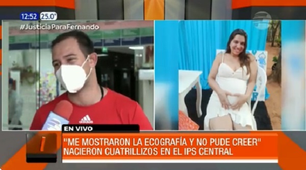 Cuatrillizos nacen en IPS y padres solicitan ayuda a la ciudadanía