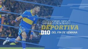 Atrapante cartelera deportiva para el fin de semana