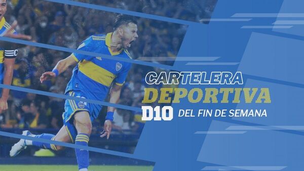 Atrapante cartelera deportiva para el fin de semana