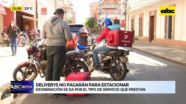 Deliverys no pagarán para estacionar, dice Mora - ABC Noticias - ABC Color