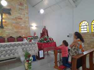 Honran a San Blas en Encarnación