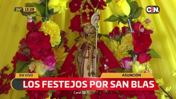 Los festejos por San Blas en barrio Bernardino Caballero de Asunción - C9N