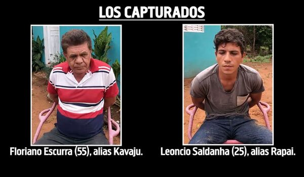 Atrapan en Capitán Bado a supuestos miembros de la red de Barón Escurra - Policiales - ABC Color