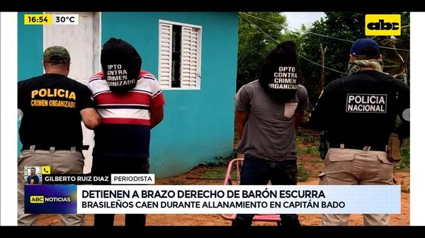 Detienen a brazo derecho de Barón Escurra - ABC Noticias - ABC Color
