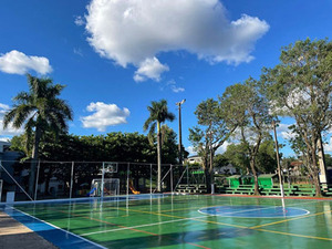 STEIBI habilita millonarias mejoras en pista de futsal | DIARIO PRIMERA PLANA