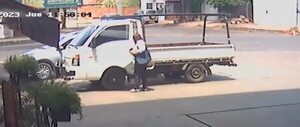 Video: así robaron G. 50 millones a un hombre mientras cambiaba la rueda de su camión - Policiales - ABC Color