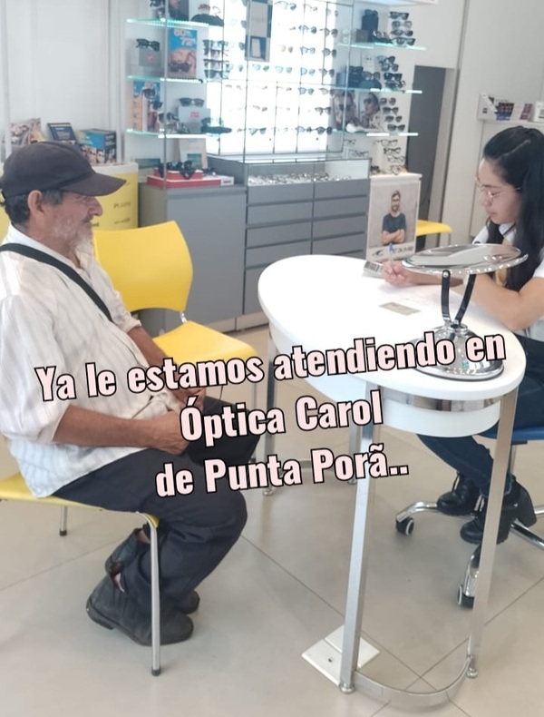 Óptica obsequió un anteojo a conocido vendedor de pororó que anunciaba venta de rifa para adquirir uno nuevo - Radio Imperio