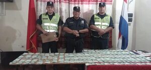 Aparece “plata yvyguy” en J. A. Saldívar: recuperan dinero hurtado por una pareja - Policiales - ABC Color