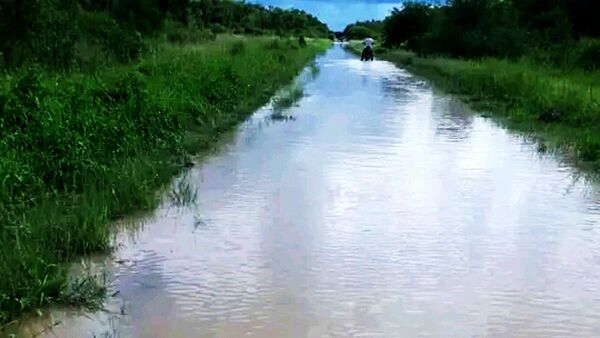 Las lluvias superan los 300 milímetros en Puerto Casado