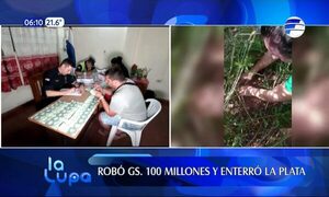 Robó G. 100 millones y enterró la plata | Telefuturo