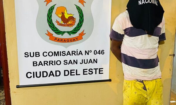 Fugitivo de la Justicia cae preso tras golpear a su concubina y romper enseres de la casa – Diario TNPRESS