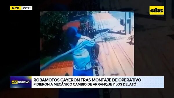 Robamotos cayeron tras montaje de operativo - ABC Noticias - ABC Color