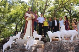 Inauguran el paraje del alma “Jesús, el buen Pastor” en Piribebuy - Nacionales - ABC Color