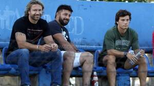 Diego Lugano y Nicolás Lugano: Pillados en una tarde de fútbol en Villa Elisa