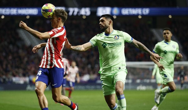 Alderete protagoniza un pratidazo y Getafe rescata un empate ante el Atlético