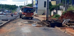 Intensifican trabajos en zona de obras de Tres Bocas - Megacadena — Últimas Noticias de Paraguay