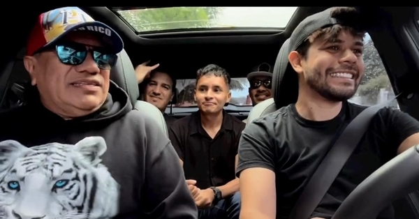 ¡Purete! Youtubers esteños le hicieron pasear a los integrantes de Bronco