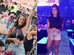 ¡Emilia Aranda vestida y peinada igual que Vita en el Cumbia Fest!