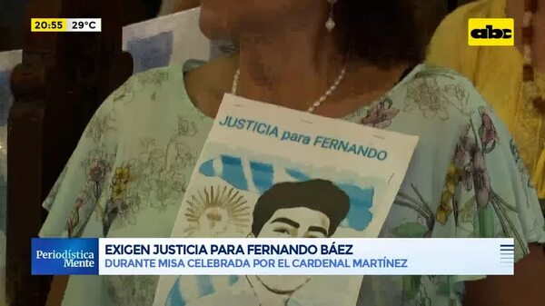 Misa por Fernando Báez en la Catedral - Periodísticamente - ABC Color