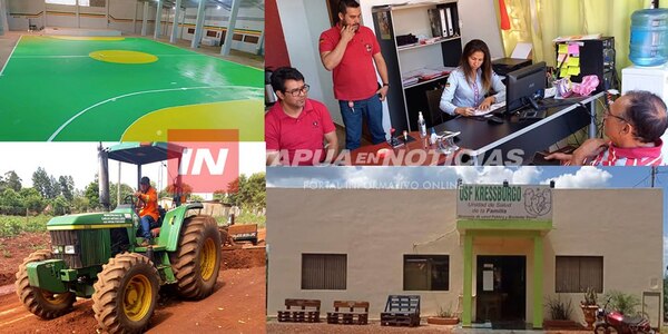 LA COMUNIDAD DE KRESSBURGO ES BENEFICIADA CON VARIAS INVERSIONES MUNICIPALES - Itapúa Noticias