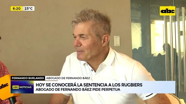 Abogado de Fernando Báez pide perpetua - ABC Noticias - ABC Color