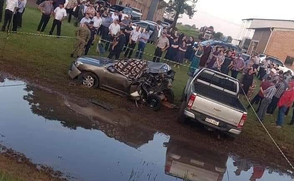 Fallecen un padre y su hijita en accidente de tránsito en San Pedro - Noticiero Paraguay
