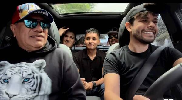 [VIDEO] ¡Mañami! José Guadalupe Esparza paseó con youtubers paraguayos