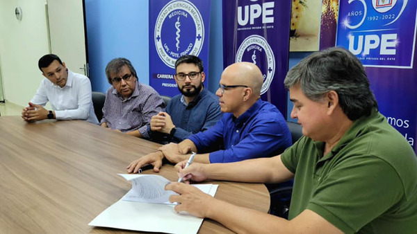 UPE firmó un importante convenio con Medicast | DIARIO PRIMERA PLANA