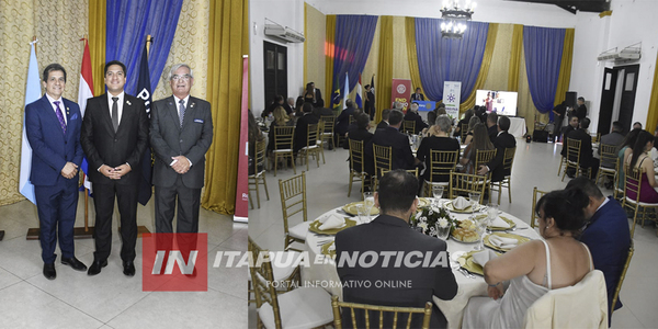EL GOBERNADOR DE ITAPÚA ASISTIÓ COMO INVITADO DE HONOR A GALA POR EL 83° ANIVERSARIO DEL ROTARY CLUB ENCARNACIÓN, - Itapúa Noticias