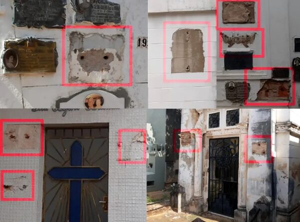 Denuncian rapiña de panteones, pese a aumento de tasas de cementerios - Nacionales - ABC Color