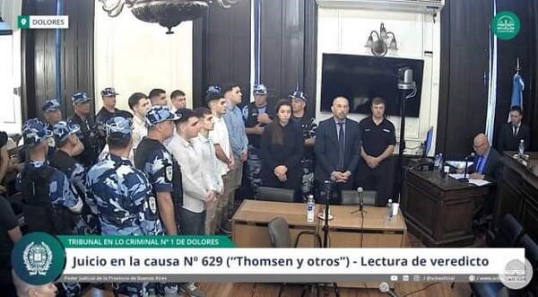 Cinco rugbiers son condenados a prisión perpetua por el crimen de Fernando Báez - PDS RADIO Y TV