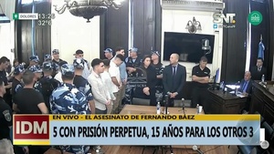 Justicia por Fernando Báez: Prisión Perpetua para 5 acusados - SNT