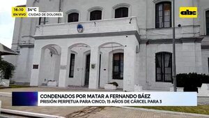 Condenados por matar a Fernando Báez - ABC Noticias - ABC Color