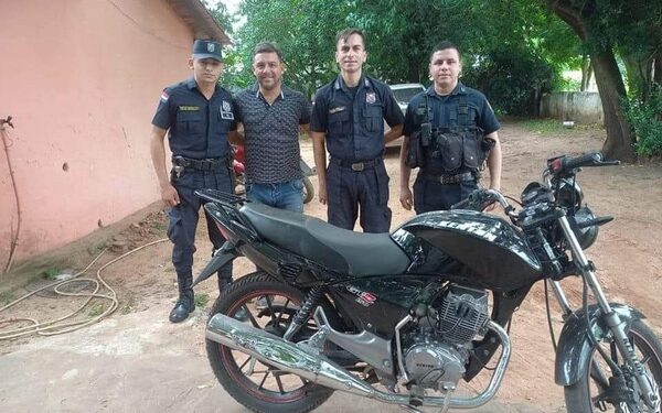 Polis recuperan moto que le robaron a un director técnico