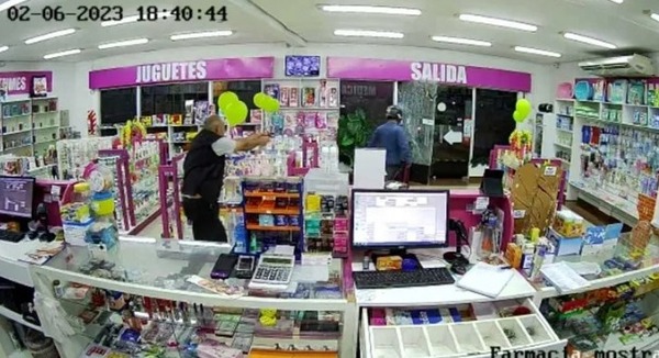 Diario HOY | Asaltaron una farmacia en Limpio: guardia disparó a los ladrones