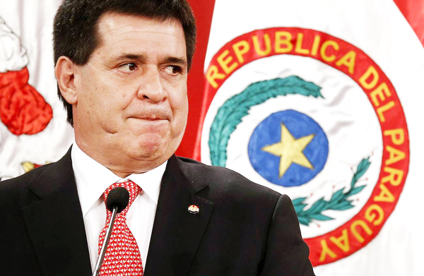 Apunta a Cartes como principal foco de corrupción en Paraguay | Política | 5Días