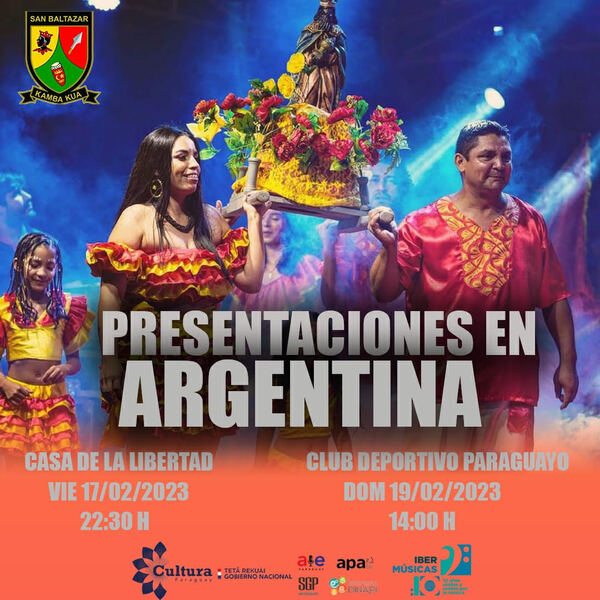 Grupo Tradicional de la comunidad Kamba Kua realizará tres presentaciones en Argentina - .::Agencia IP::.