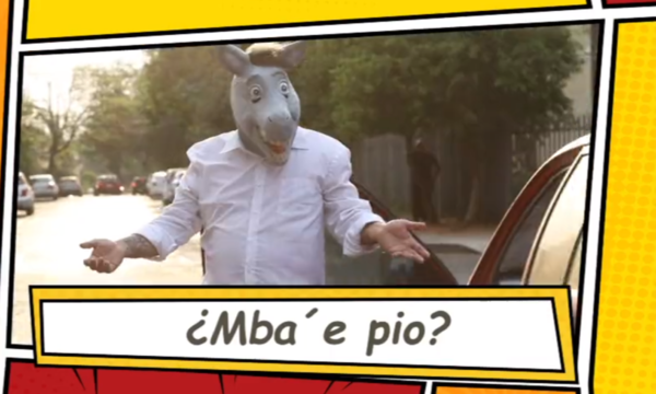 Muni de Asunción lanzó campaña contra conductores que no cumplen con normas de tránsito: “Soy Gilberto el burro”