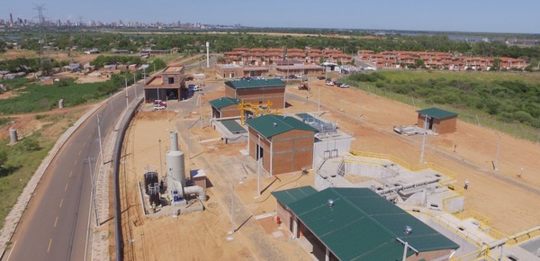 Tramo final de la construcción de la Planta de Tratamiento de Bella Vista