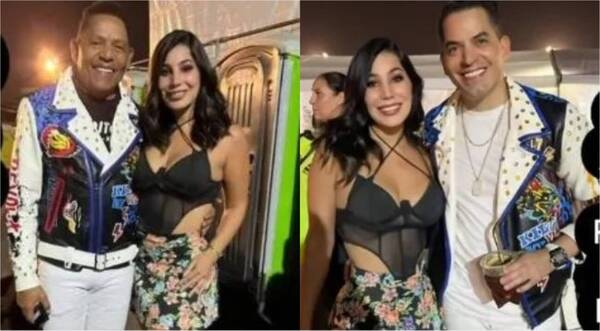 Exmodelo se rayó con un cantante de "Binomio de oro"